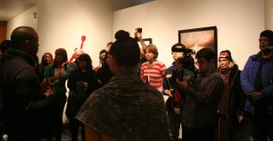 The Cantor Fitzgerald Gallery was packed on Jan.25th (2)