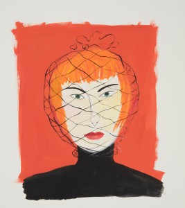 Maira Kalman, Woman with Face Net, 2000 gouache on paper 17 x 14 3/4 inches Published: “Couture Voyeur,” The New York Times Magazine, November 5, 2000