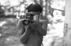 Yanomami with camera