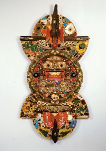 Alfonso Ossorio "Here and Now" (1963), 78" by 37" by 6", mixed media/wood