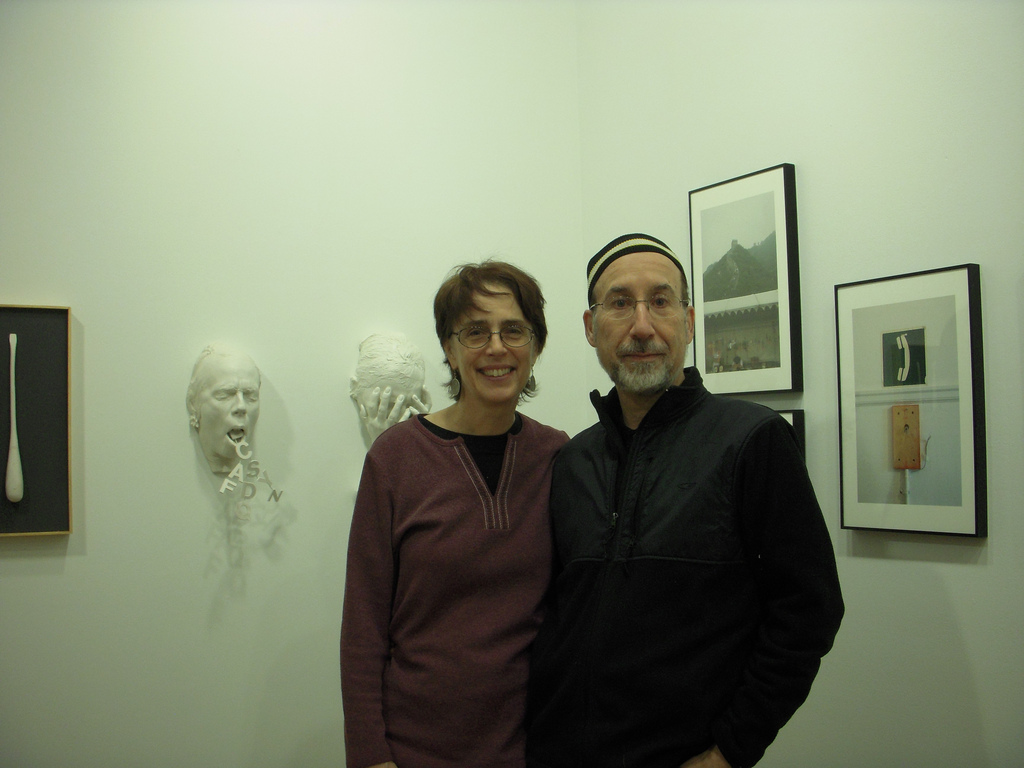 Virginia Maksymowicz and Blaise Tobia at their new TandM space in the Vox building, 4th floor