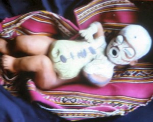 ceramic baby from We The Colonized Ones