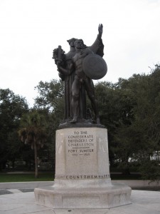 This almost pornographic sculpture honors South Carolina Civil War heroes. 