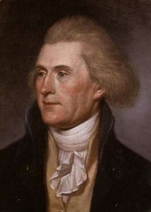 Charles Willson Peale, Thomas Jefferson. At the Second Bank Portrait Gallery