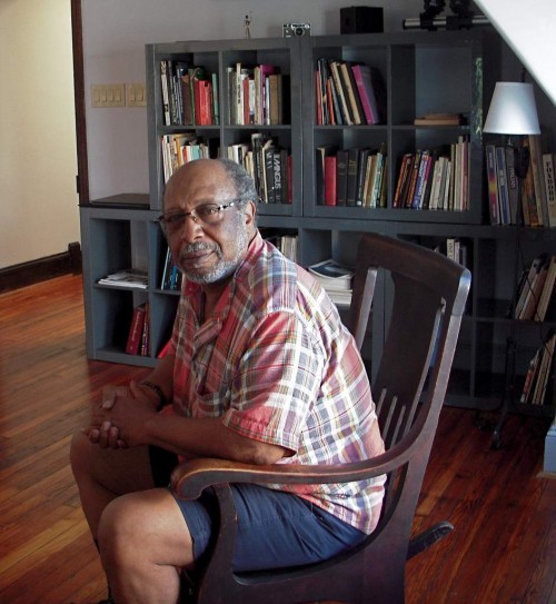 Donald Camp in his studio in West Philadelphia in 2013 during our podcast interview