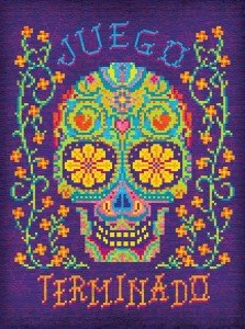 drewfalchetta Drew Falchetta's Day of the Dead "Game Over" giclee print at Proximity Gallery.