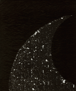 Allyson Strafella, promontory. 2009 typed colons on carbon paper, 8 ½ x 7 inches.