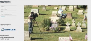 8:30am Aug. 6, 2013. screen grab of the Earth cam feed at Andy Warhol's grave.