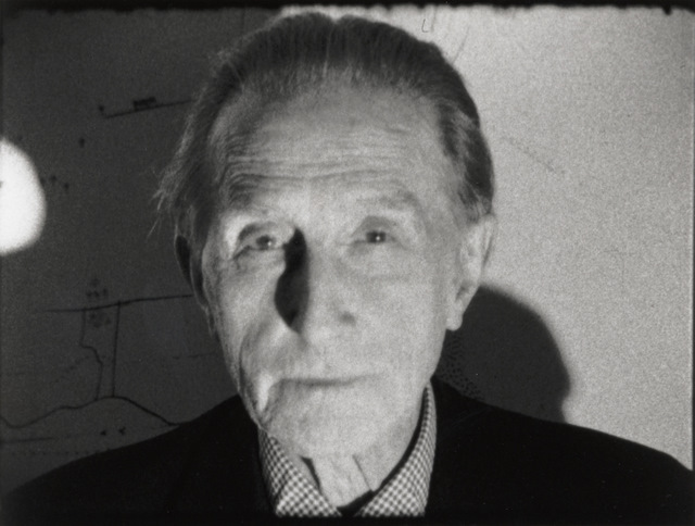 Andy Warhol “Screen Test: Marcel Duchamp” (1966), 16mm film, film still courtesy of the Andy Warhol Museum, © The Andy Warhol Museum