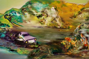 Pennsylvania Academy of Fine Arts 109th Student Exhibition 4 Detail of a car in the hillside