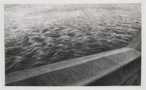 "Foundering," 2012, Graphite on Paper, 12" x 18"