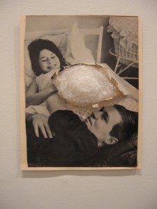Hannah Heffner, Baby Bubble, 2009, cut paper and bubble wrap, 14 x 11 inches