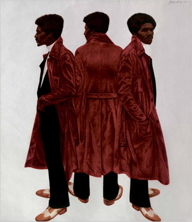 hendrickssircharles Barkley L. Hendricks’s “Sir Charles, Alias Willie Harris” (1972) is a portrait of a weed dealer as Three Graces.
