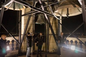 Atop the bell tower of the Verona Cathedral