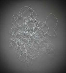 Jill Bonovitz, Untitled Wire Composition #1. Photo: Ricco Maresca Gallery.