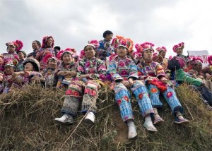 Colette Fu, photo from the Yi Costume Festivan, Yunan Province, 2008.
