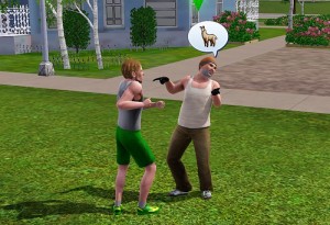 Homelessness in a Discrete Living Simulation 3 llama