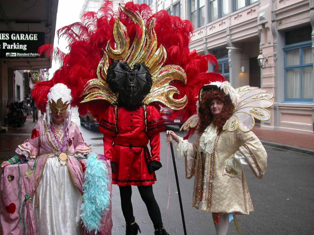 Mardi Gras, New Orleans, a few years back when Stella and I visited.