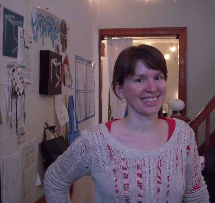 Mary Smull at our interview in her North Philadelphia studio