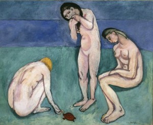 Henri Matisse, (French, 1869 – 1954), Bathers with a Turtle, 1908. Oil on canvas, 70 ½ x 87 ¾ inches. The Saint Louis Art Museum; Gift of Mr. and Mrs. Joseph Pulitzer Jr. © 2009 Succession H. Matisse / Artists Rights Society (ARS), New York.