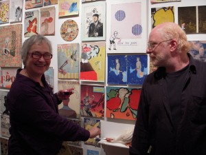 Matthew and Libby at the opening of his show in Cape May last Saturday.