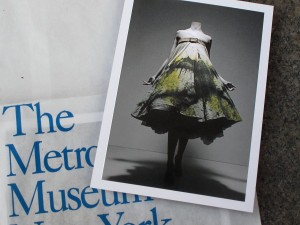 Savage Beauty - Alexander McQueen at the Met; and waiting in that long line to see it 12 mcqueenpaintdres