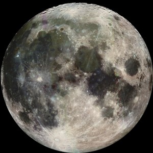 Moon. Nasa photo taken by Galileo space station.