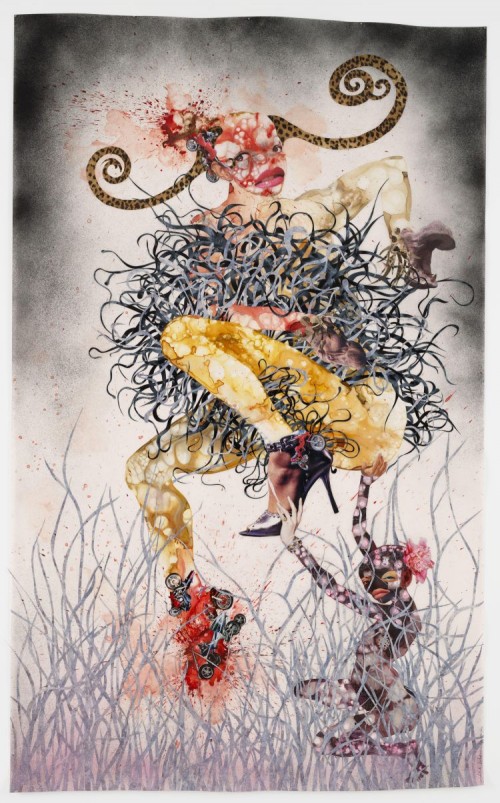 one hundred lavish months of bushwhack by wangechi mutu 1670