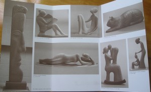 The brochure for Keyser's 2003 exhibition at Gallery Joe