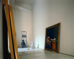 Portrait of Marat by David, r.-d-c, aile du Midi, Château de Versailles, France, 1985 127 x 152,4 cm Chromogenic print on Fuji Crystal Archive, © Robert Polidori 