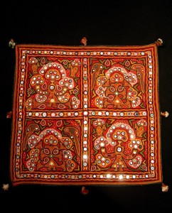 Rabari mirror-work (embroidery with appliqued mirrors)