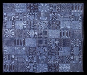Adire cloth with 'Ibadandun pattern', photo courtesy Adire African Textiles.