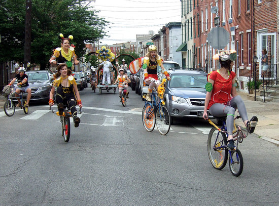 A tableau of the Trenton Ave Arts Festival, soon to be captured in a documentary. Photo: Roman Blazic.