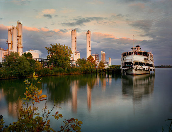 Former Bob-Lo Island steamboat, docked at U. S. Steel, Ecorse © Andrew Moore