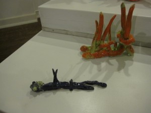 Two sculptures by Brandon Spender-Crawley