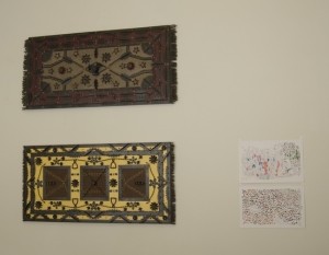 Works by Jacqueline Branson (left) and Tammy Byerly (right)