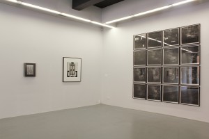 'Starting Over' installation view, Gerard Byrne r., Tacita Dean l. Temple Bar Gallery and Studios