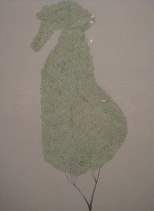 Topiary Spray Bottle, 2009. watercolor. 17x12 7/8"