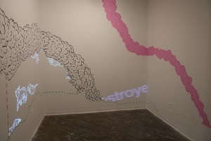 Jason Varone, "It Isn't Always Going to Be This Great", mixed media installation, 8' x 12', 2013. Photo courtesy of the artist.