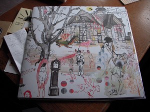 Wolf Parade, front cover. This reminds me of Annette Monnier's City Hall drawing.