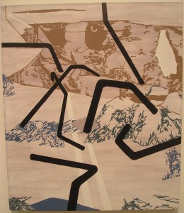 Mauro Zamora, Reformer, 2009, acrylic and latex on canvas